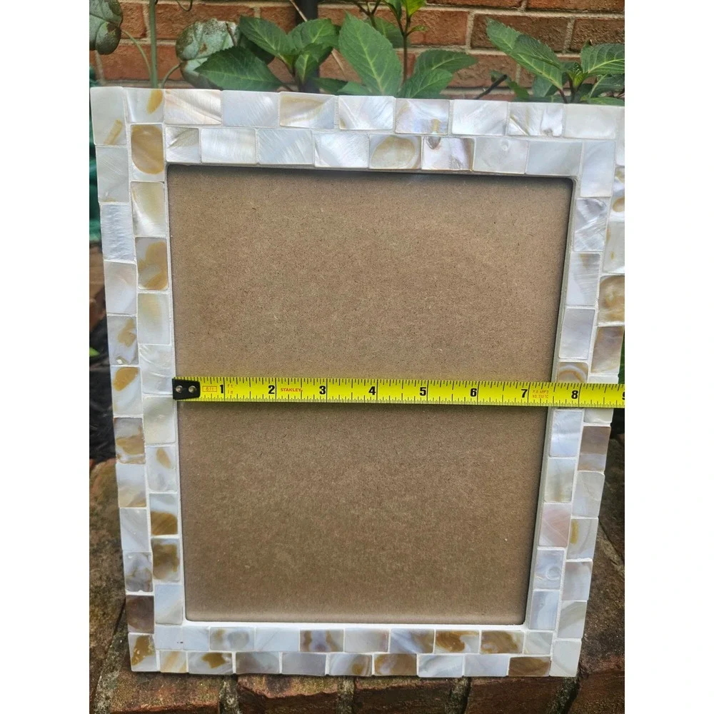 Beautiful Mother of Pearl Mosaic Tile Picture Frame 